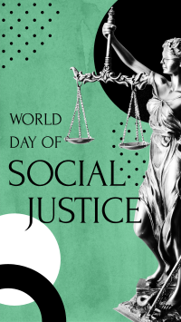 World Day Of Social Justice Facebook Story Design