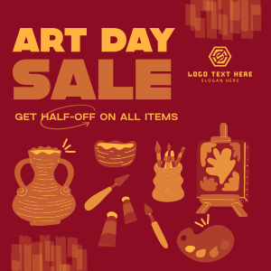 Art Materials Sale Instagram post Image Preview