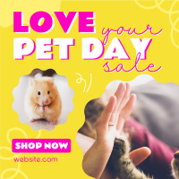 Love Your Pet Day Sale Instagram post Image Preview