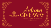 Autumn Giveaway Post YouTube video Image Preview