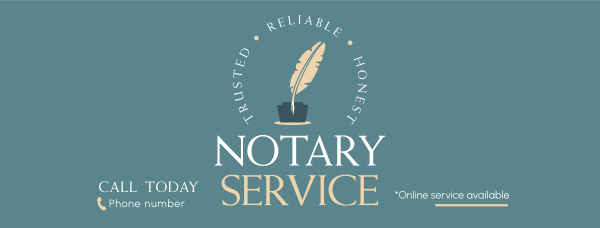 The Trusted Notary Service Facebook Cover Design Image Preview