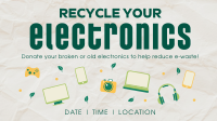 Recycle your Electronics Facebook Event Cover Design