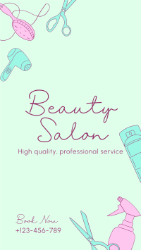 Beauty Salon Services Facebook story Image Preview