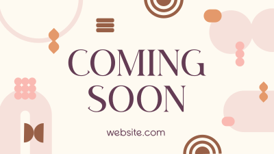 Boho Coming Soon Facebook event cover Image Preview