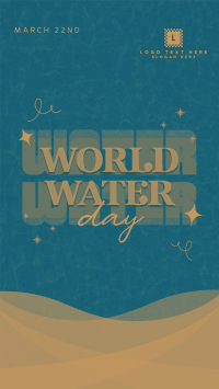 Quirky World Water Day YouTube short Image Preview