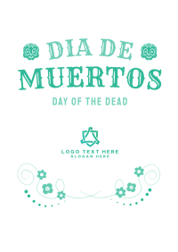 Festive Dia De Los Muertos Flyer Image Preview