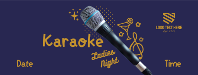 Karaoke Ladies Night Facebook cover Image Preview
