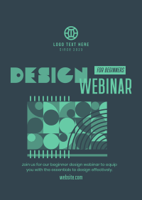 Beginner Design Webinar Poster Design