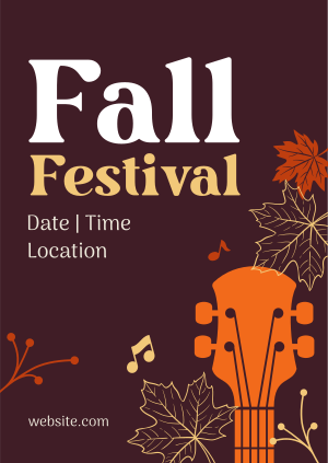 Fall Festival Celebration Poster Image Preview