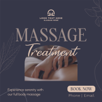 Massage Treatment Wellness Instagram post Image Preview