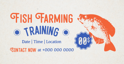 Fish Farming Training Facebook ad Image Preview