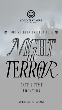 Night of Terror Party TikTok Video Preview