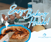 Easy Baking Tips Facebook Post Design