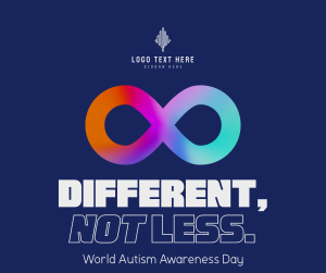 Autism Awareness Infinity Facebook post Image Preview