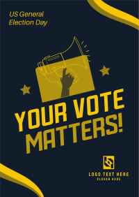 Your Vote Matters Poster Design