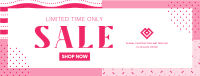 Flashy Limited Time Sale Facebook Cover Design