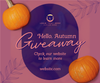 Hello Autumn Giveaway Facebook post Image Preview