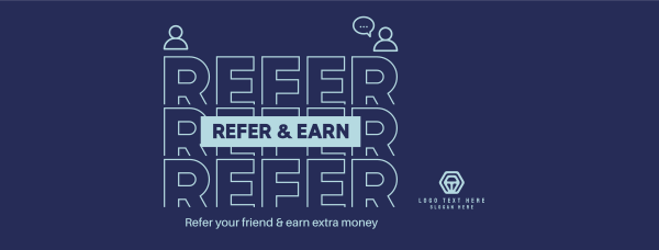 Refer Repeat Text Facebook Cover Design Image Preview