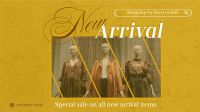 Fashion New Arrival Sale Facebook Event Cover Design