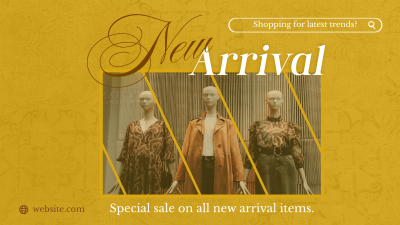 Fashion New Arrival Sale Facebook Event Cover Image Preview