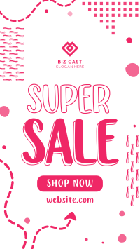 Quirky Super Sale Facebook story Image Preview