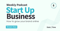 Simple Business Podcast Facebook ad Image Preview