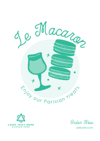 French Macaron Dessert Poster Image Preview