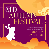 Mid Autumn Bunny Instagram Post Image Preview