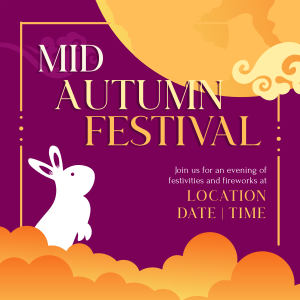 Mid Autumn Bunny Instagram post Image Preview