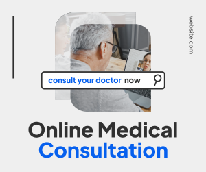 Online Doctor Consultation Facebook post Image Preview