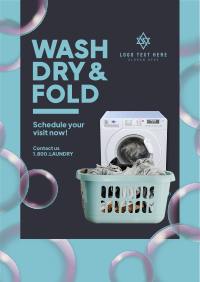 Laundry Bubbles Flyer Image Preview