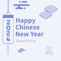 Chinese New Year Ornament Instagram Post Design