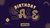 Hippie Birthday Sale Facebook event cover Image Preview