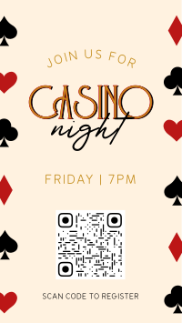 Casino Night Elegant Instagram story Image Preview
