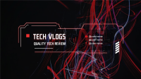 Tech Vlog YouTube cover (channel art) Image Preview