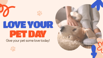 Pet Loving Day Facebook event cover Image Preview