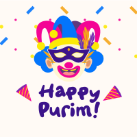 Purim Day Instagram Post Design