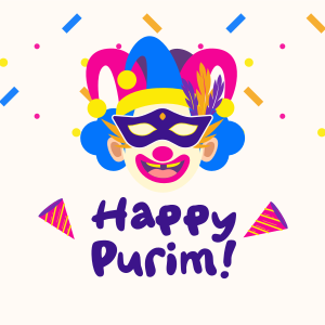 Purim Day Instagram post Image Preview