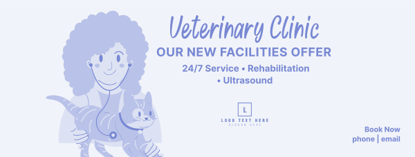 Veterinary Care Facebook Cover Design Image Preview