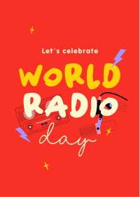 World Radio Day Flyer Design