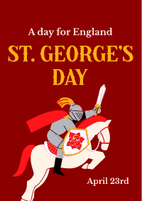 Happy St. George's Day Flyer Image Preview