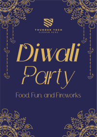 Diwali Party Poster Image Preview