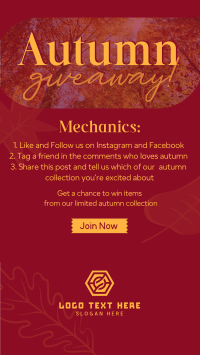 Autumn Leaves Giveaway YouTube short Image Preview