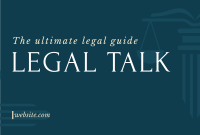 The Legal Talk Pinterest board cover Image Preview