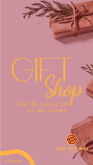Elegant Gift Shop Facebook story Image Preview