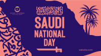 Saudi National Day Facebook Event Cover Design