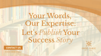 Let's Publish Your Story Facebook Event Cover Design