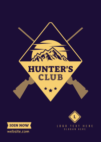 Hunters Club Poster Design