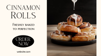 Cinnamon Rolls Elegant Video Image Preview