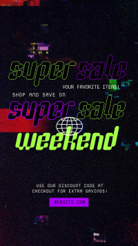 Super Sale Weekend TikTok Video Image Preview